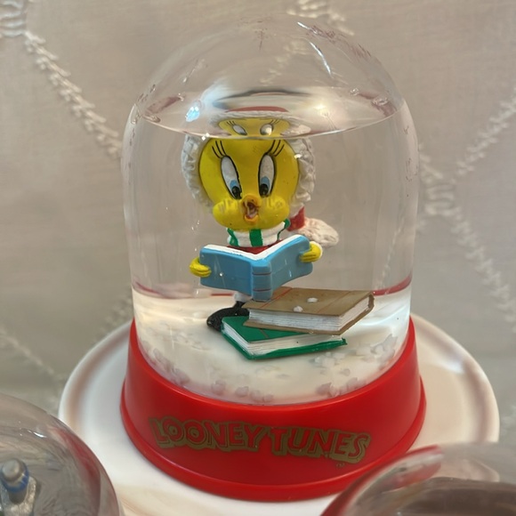 Vtg Looney Tunes By Matrix 3 Mini Snow Globs As Is - Picture 4 of 11